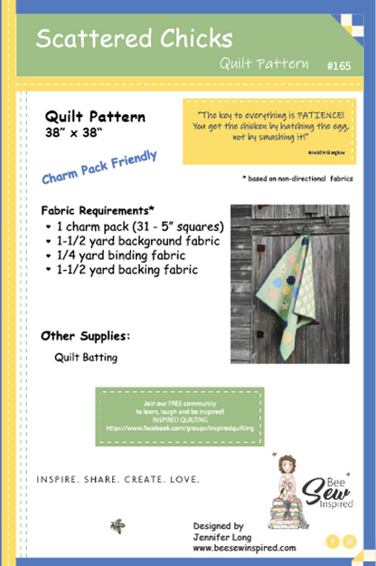 Scattered Chicks Quilt Pattern