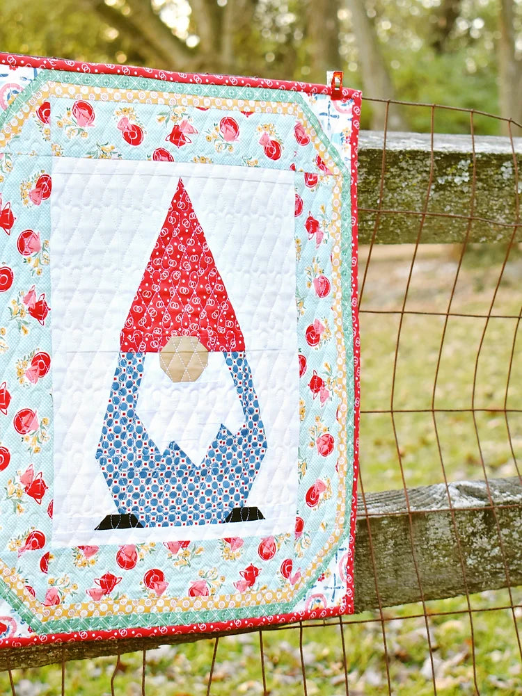 Gratitude Gnome Mini Quilt Pattern