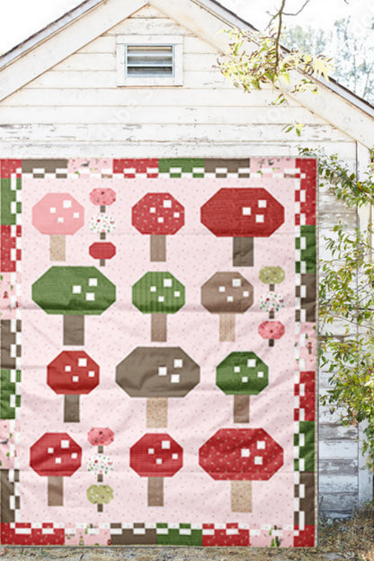 Mushroom Garden Quilt Pattern