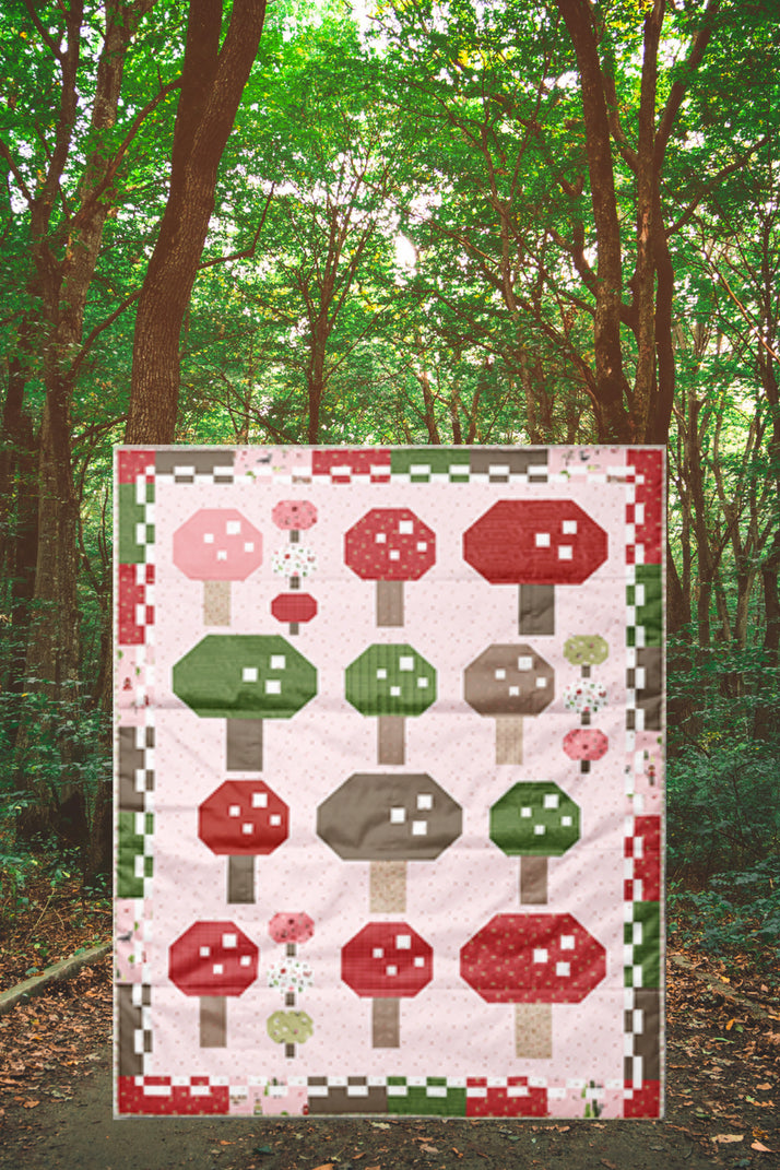 Mushroom Garden Quilt Pattern