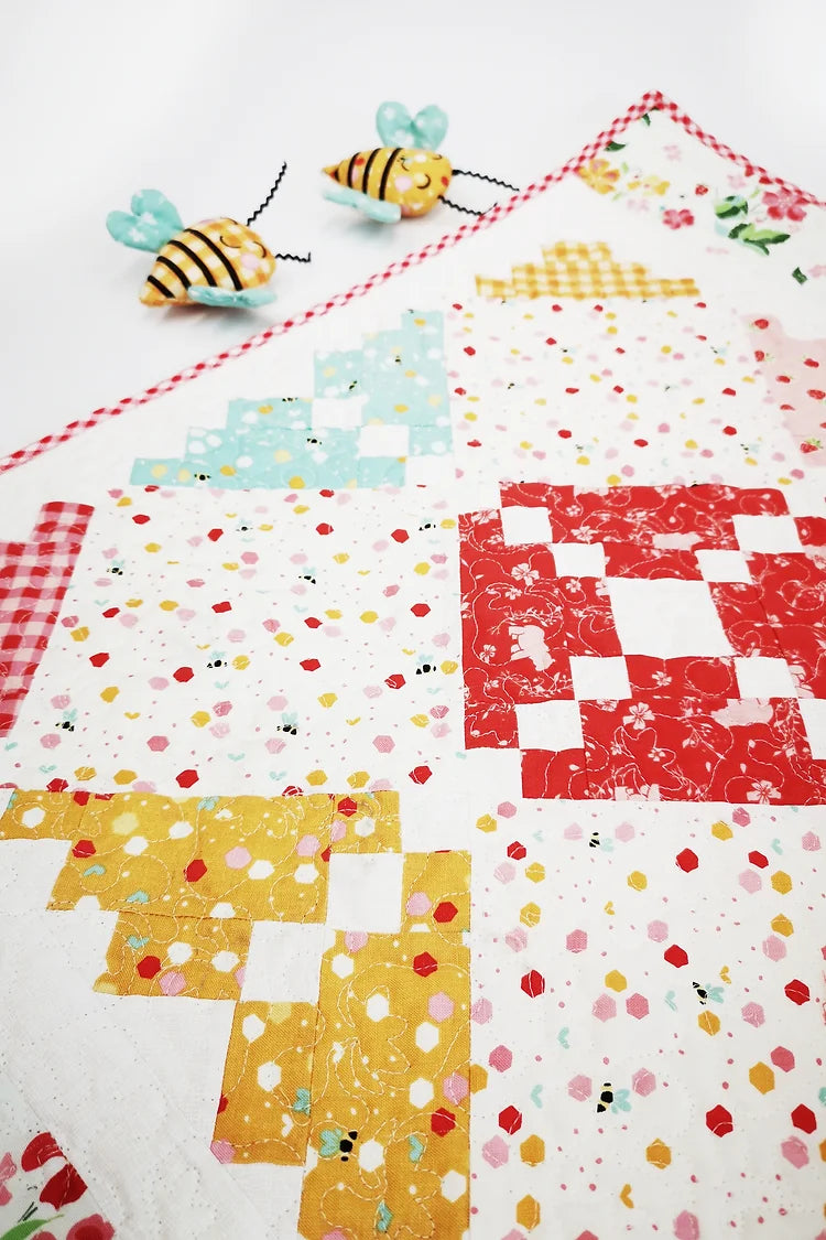 Strawberry Patch Mini Quilt