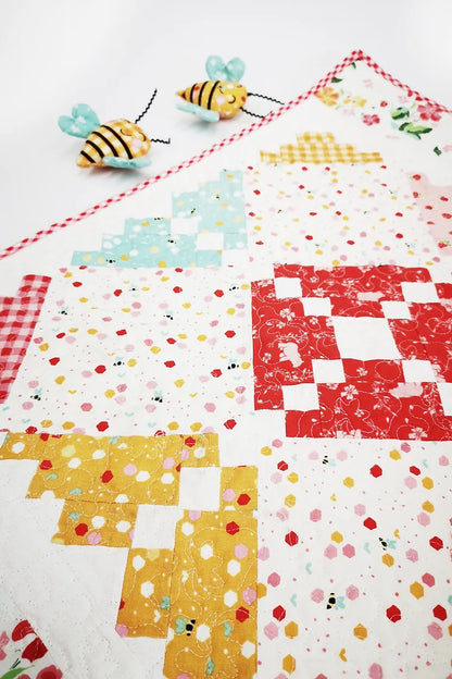 Strawberry Patch Mini Quilt