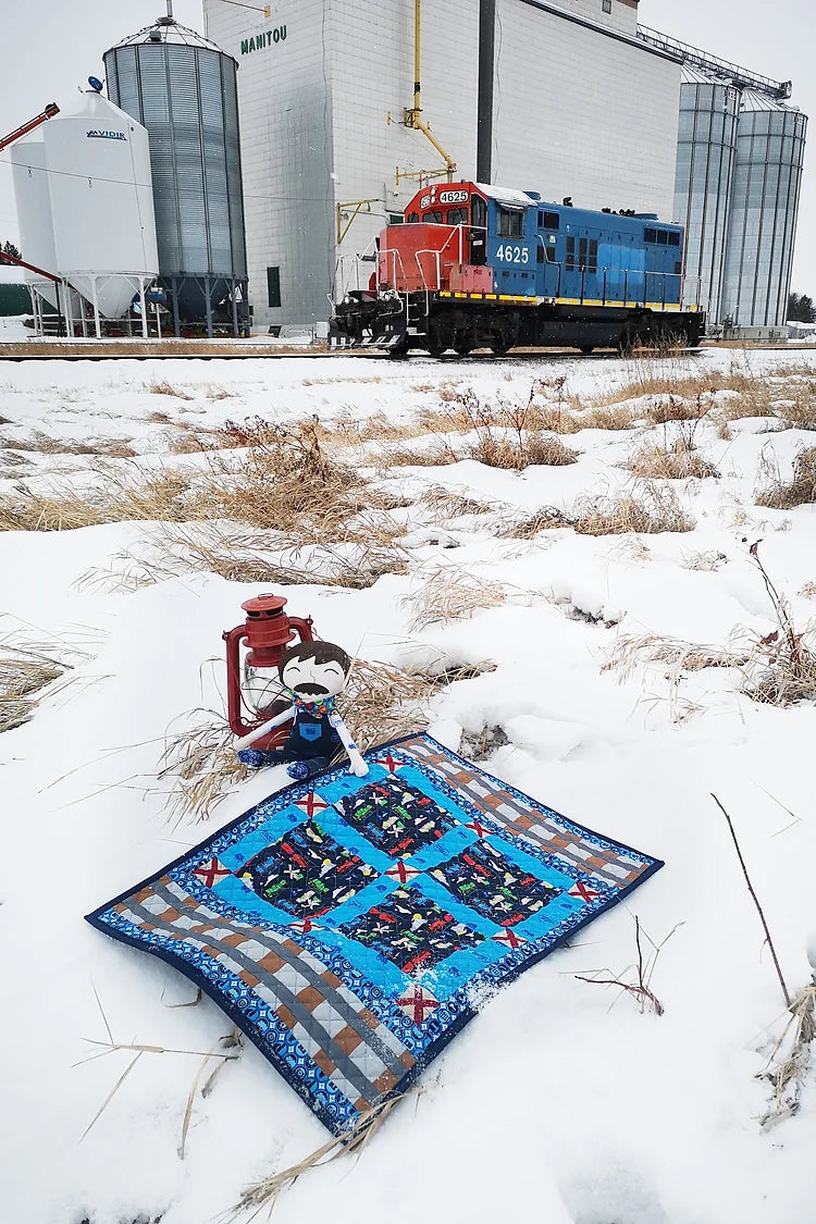 Railway Crossing Mini Quilt