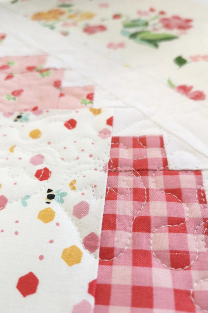 Strawberry Patch Mini Quilt