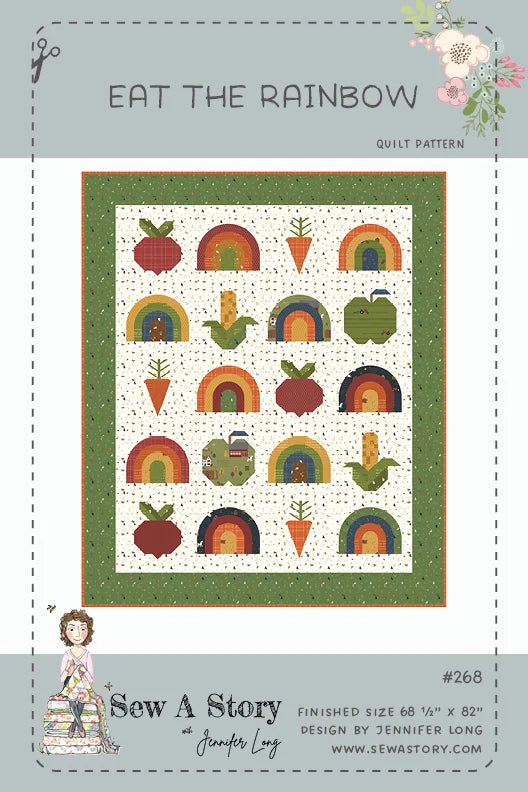 Eat The Rainbow Quilt Pattern