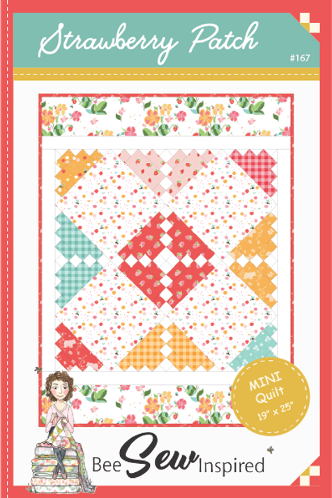 Strawberry Patch Mini Quilt