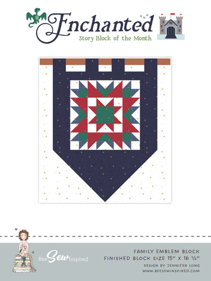 Enchanted Family Emblem Quilt Block