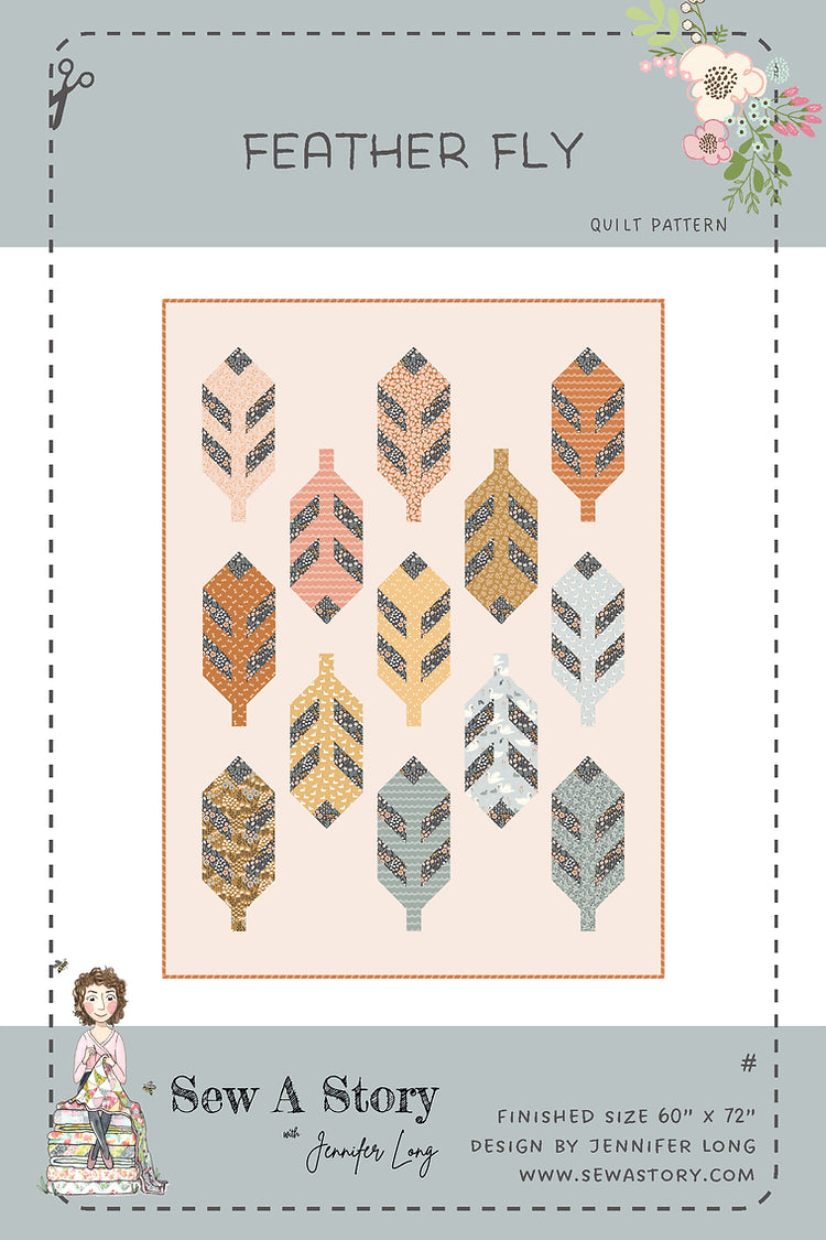 Feather Fly Quilt Pattern