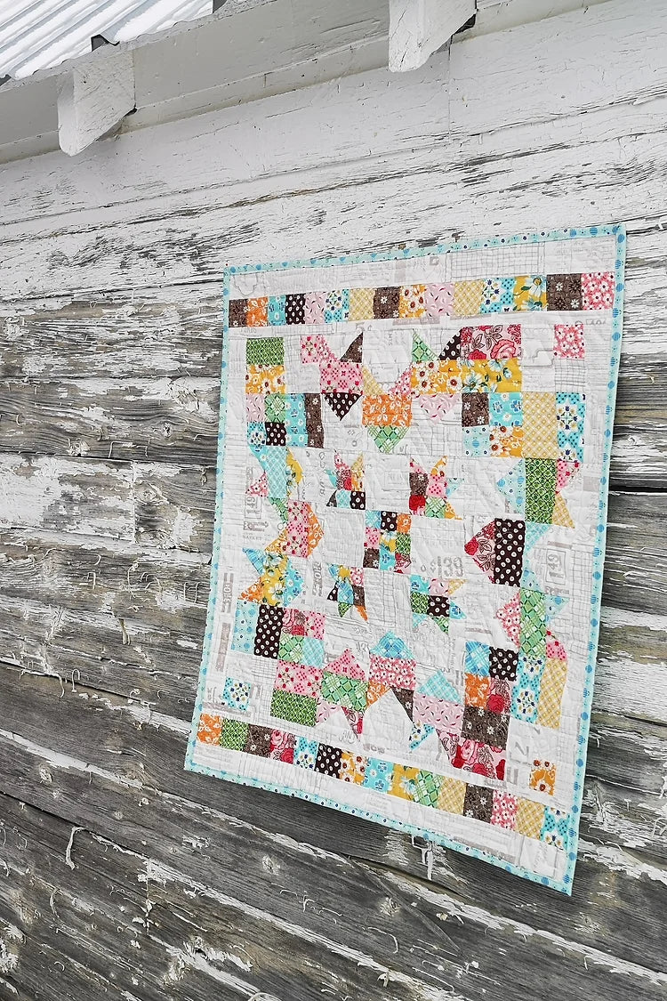 Vintage Exploding Star MINI Quilt