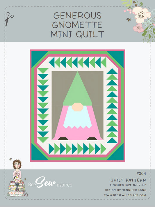 Generous Gnomette Mini Quilt Pattern