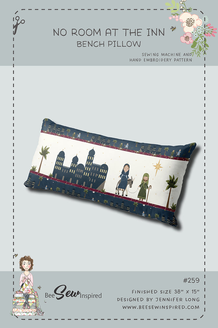 No Room At The Inn Pillow Sewing Pattern