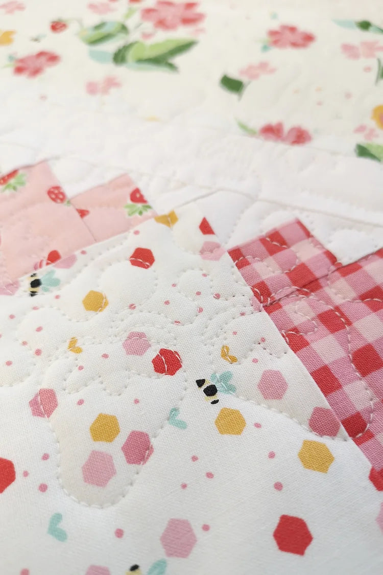 Strawberry Patch Mini Quilt