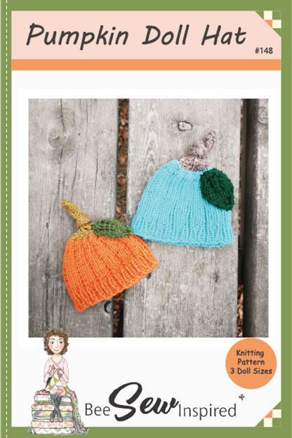 Pumpkin Doll Hat - Knitting Pattern