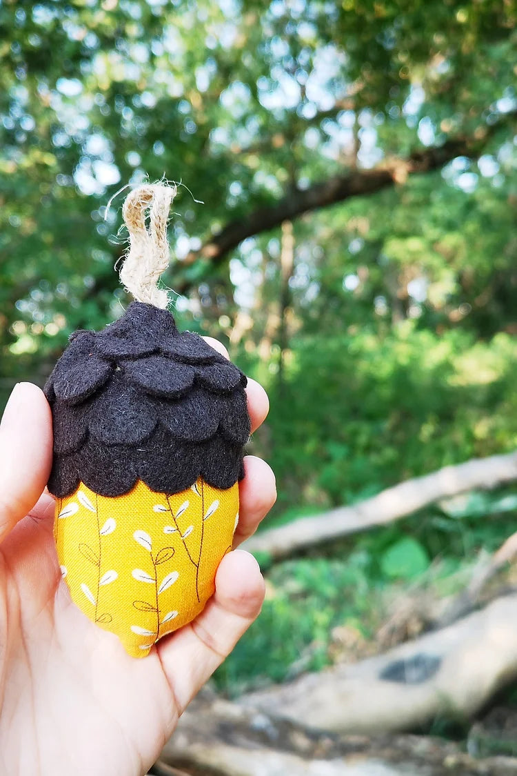 Stuffed Acorn Sewing Pattern