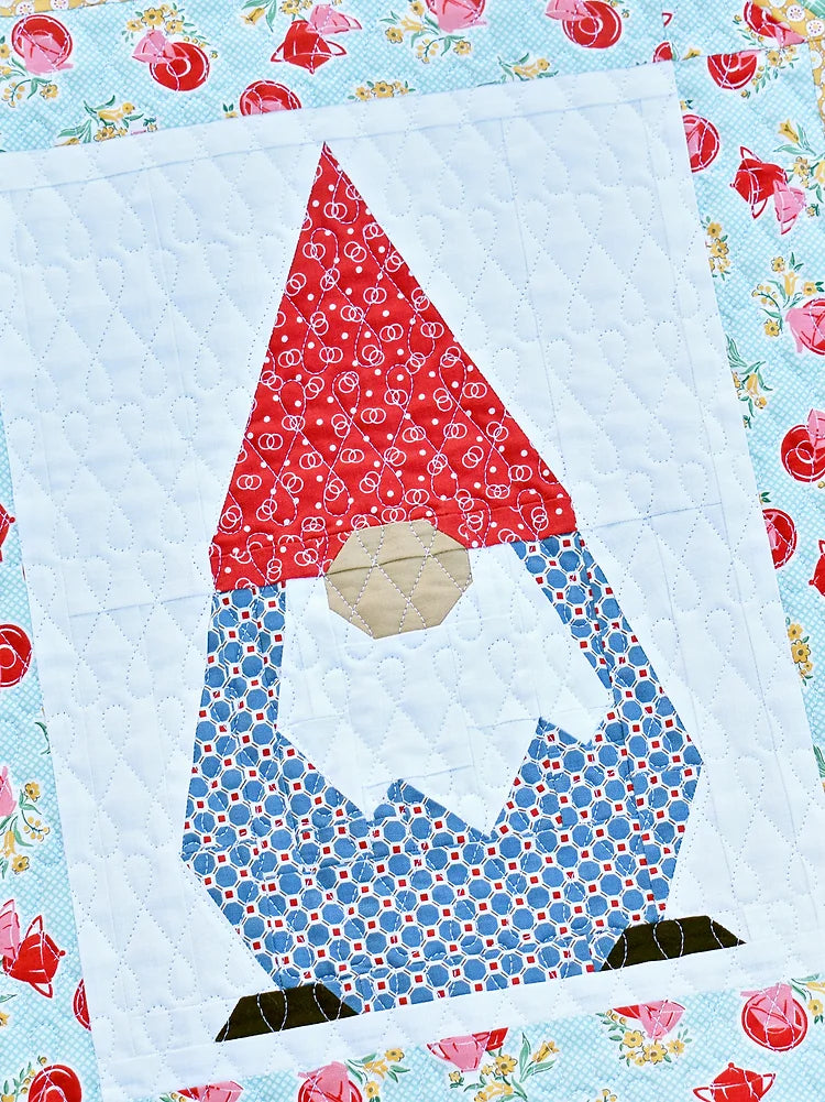 Gratitude Gnome Mini Quilt Pattern