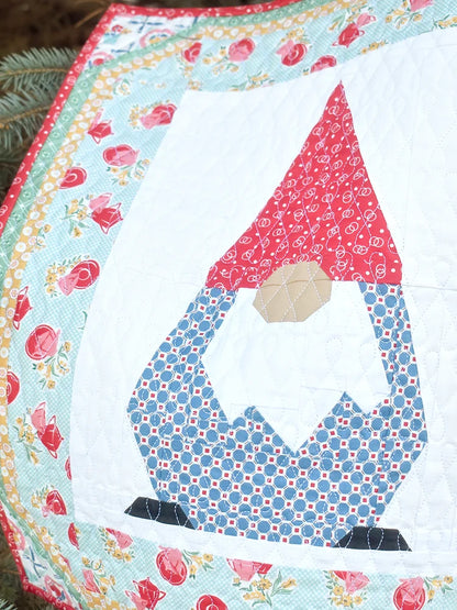 Gratitude Gnome Mini Quilt Pattern