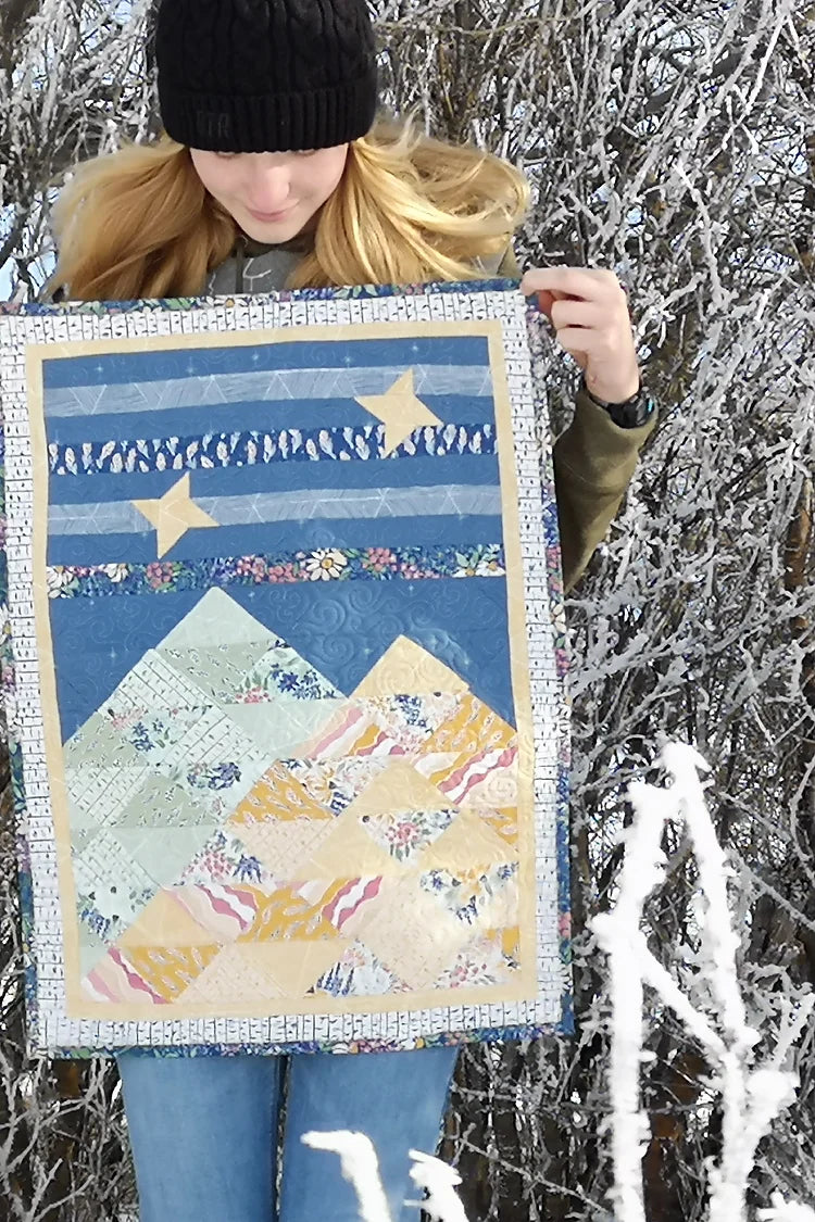 Mountain Sky Mini Quilt Pattern