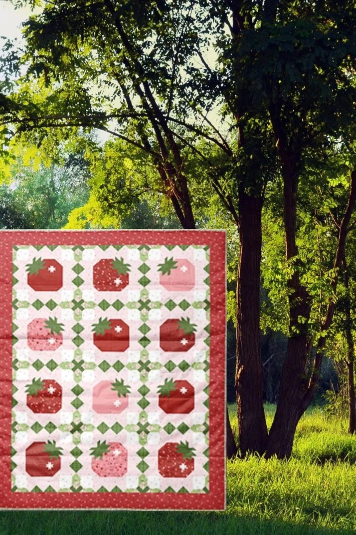 Strawberry Basket Quilt Pattern