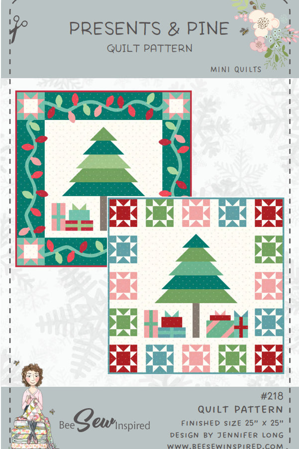 Presents & Pine Mini Quilt Pattern