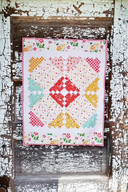 Strawberry Patch Mini Quilt