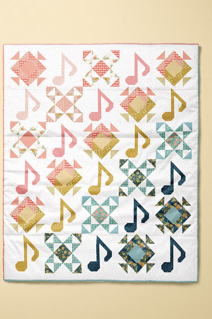 Musical Score Quilt Pattern