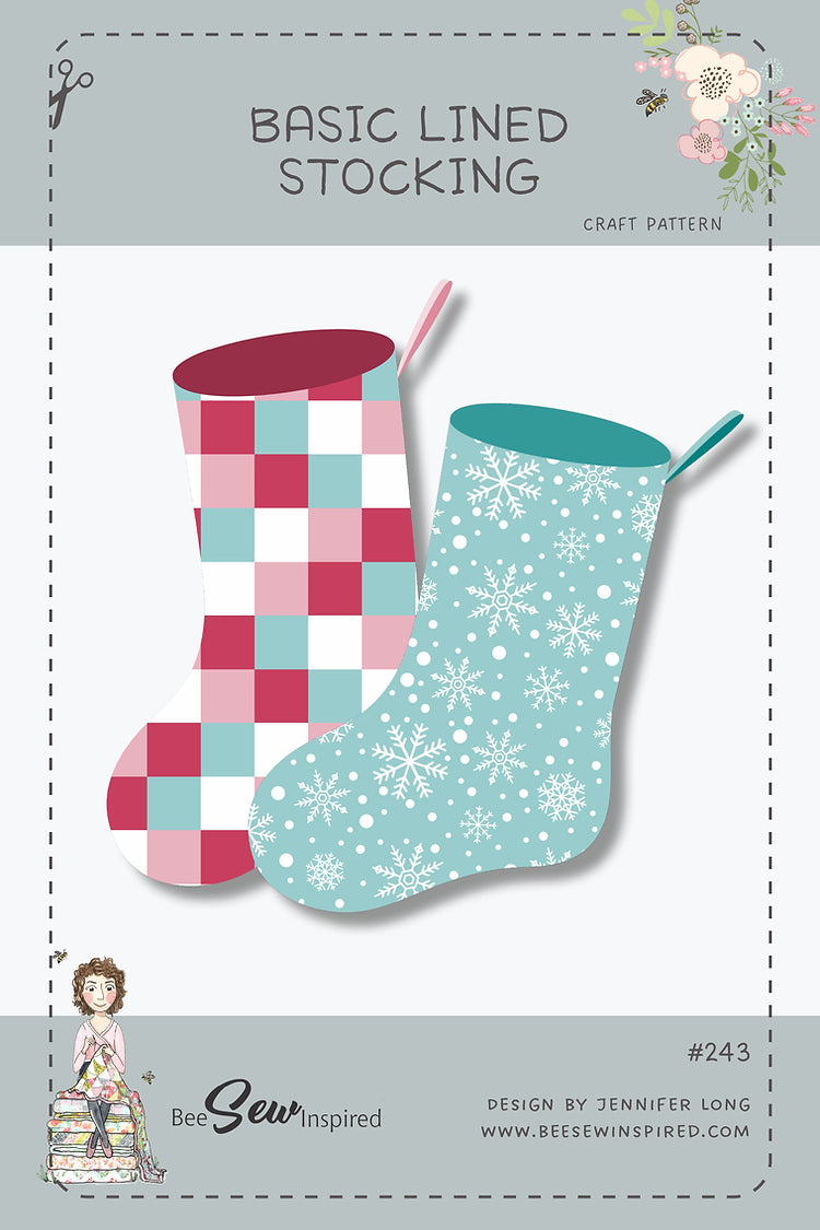 Basic Lined Stocking Pattern