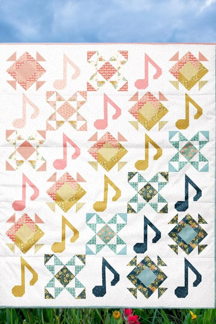 Musical Score Quilt Pattern