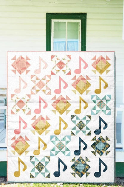 Musical Score Quilt Pattern