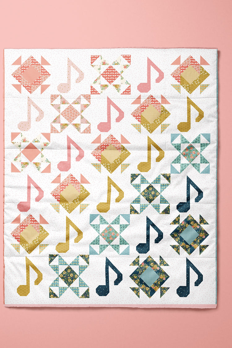 Musical Score Quilt Pattern