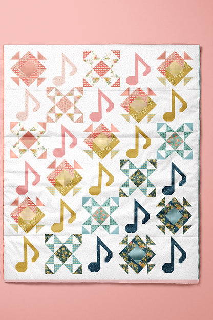 Musical Score Quilt Pattern