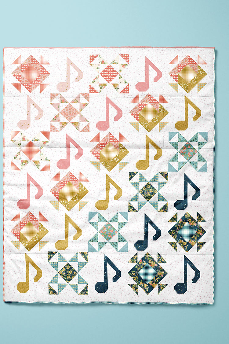 Musical Score Quilt Pattern