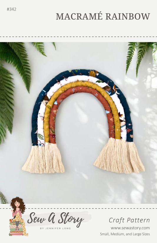 Macramé Rainbow – Digital Craft Pattern (Instant Download)