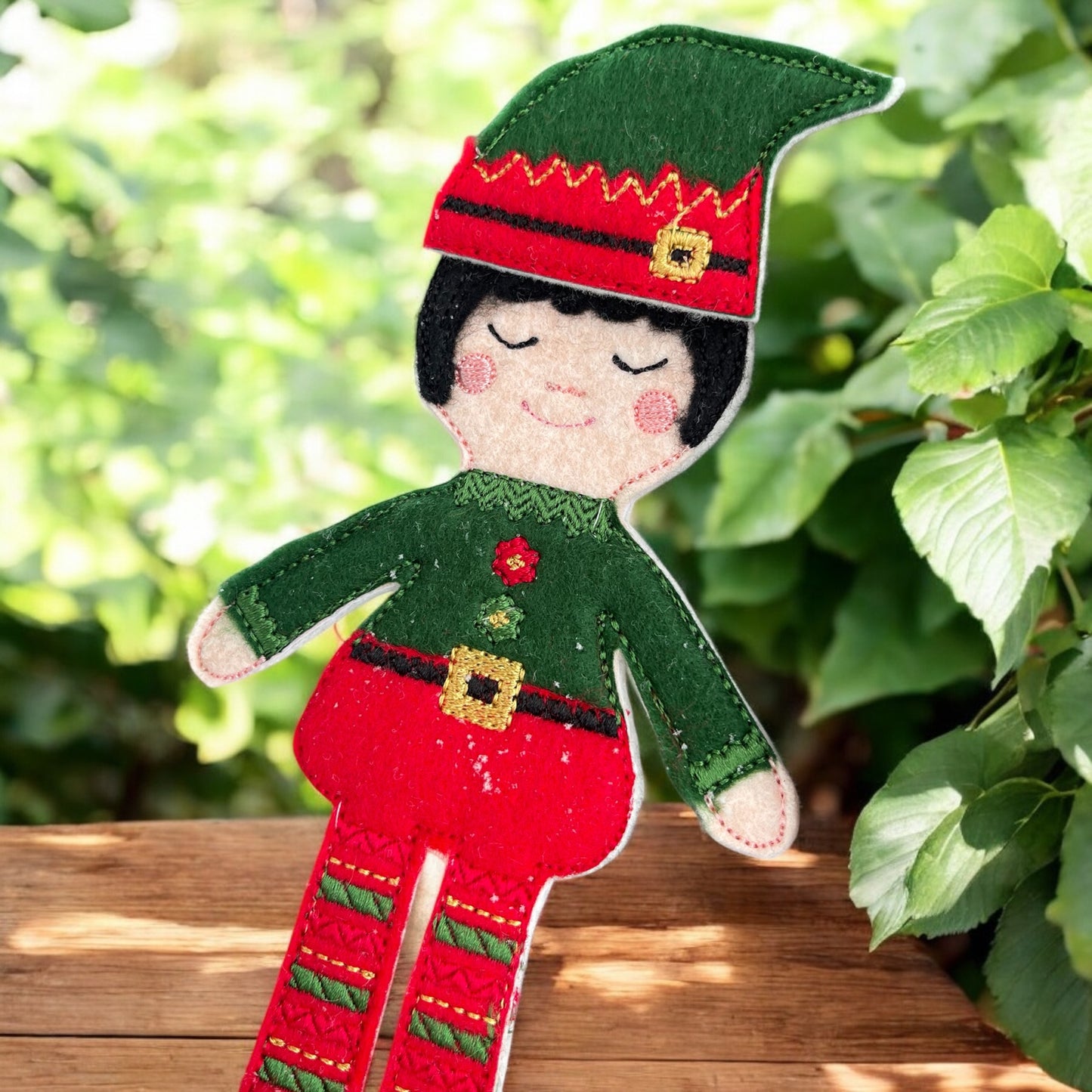 Christmas Elf Felt Doll (Noel)