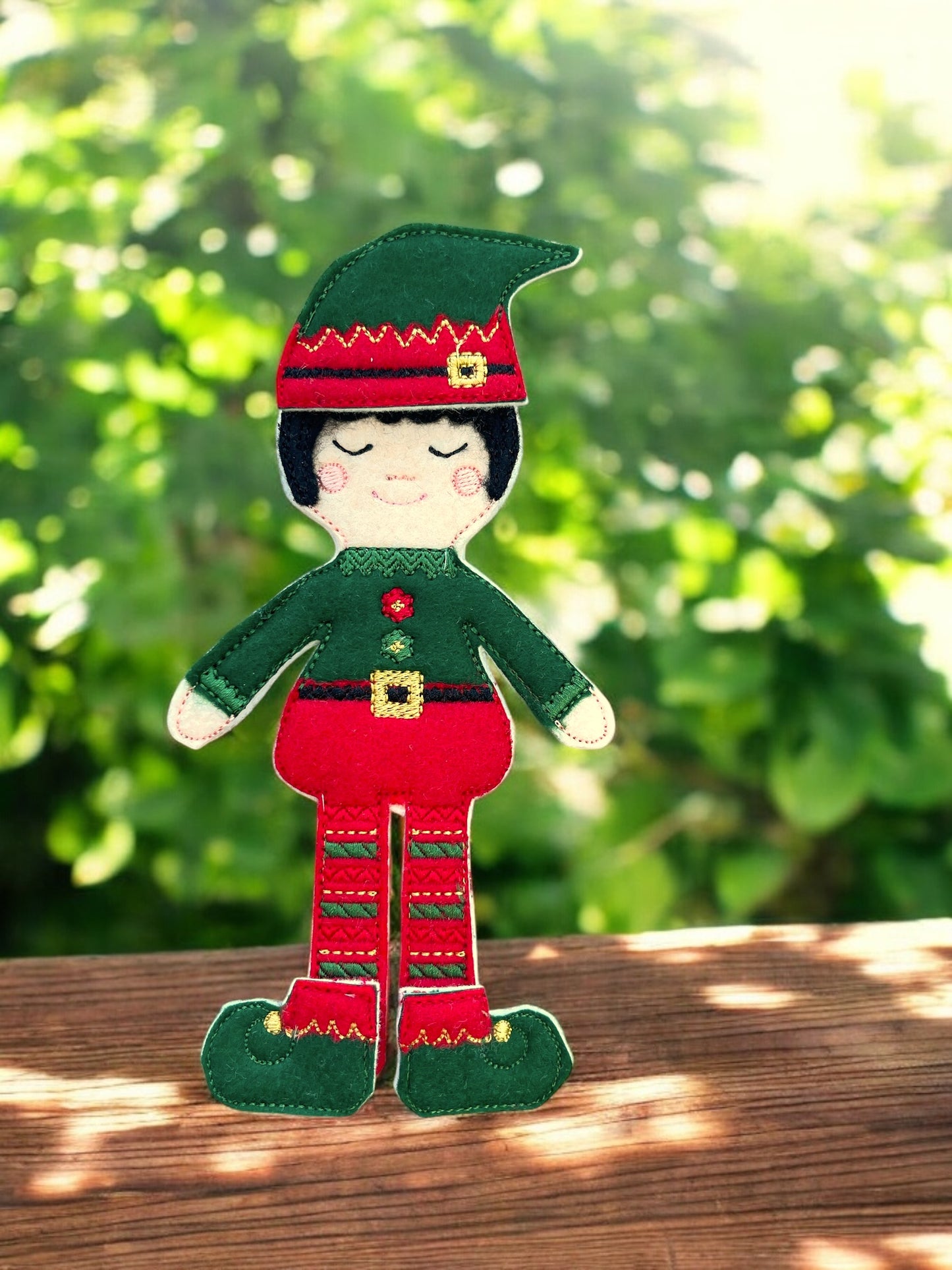 Christmas Elf Felt Doll (Noel)