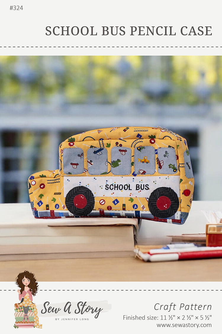 School Bus Pencil Case Pattern