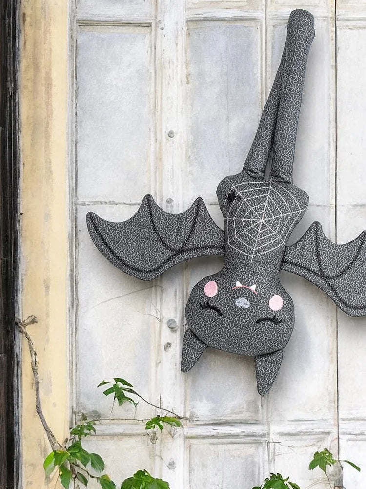 Bat Machine Embroidery Doll Pattern