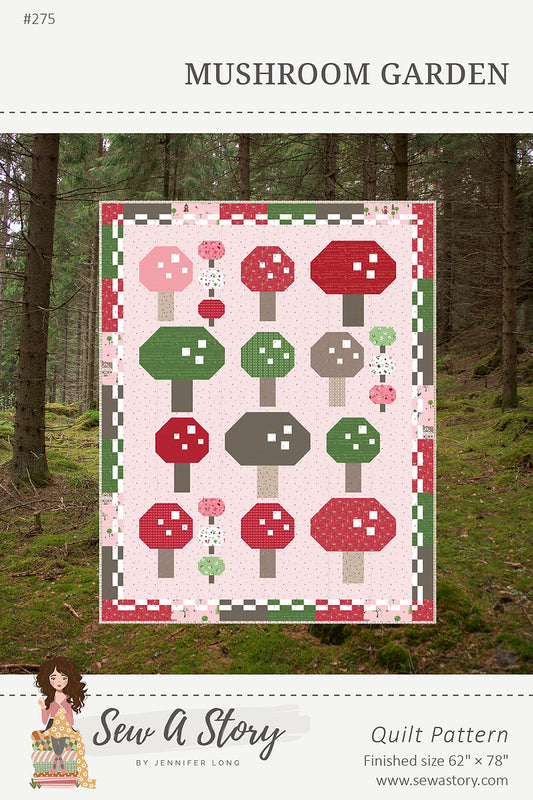 Mushroom Garden Quilt Pattern