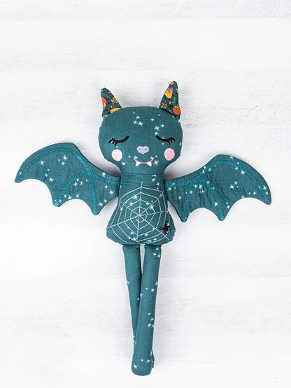 Bat Machine Embroidery Doll Pattern