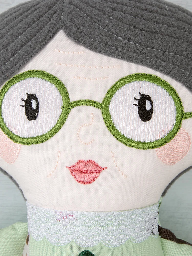 Grandma Machine Embroidery Doll Pattern