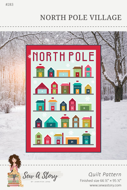 North Pole Village Quilt Pattern