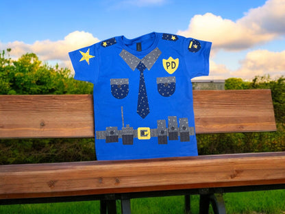 Be A Police Officer T-Shirt Appliqué Pattern